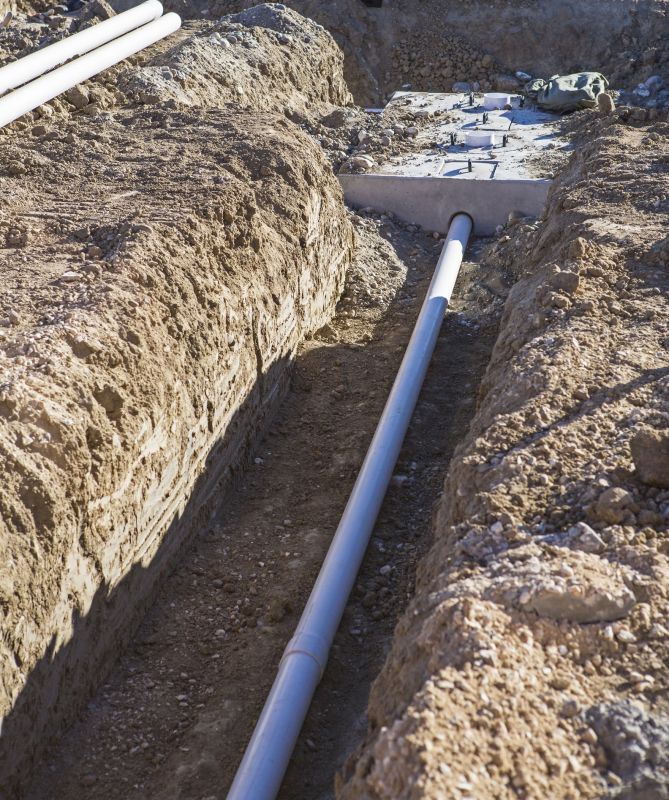 Downspout Trenching in Houston, TX